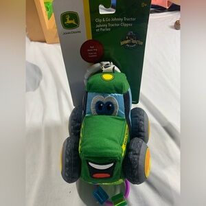 Clip & Go Johnny Tractor John Deere Baby Toy NEW